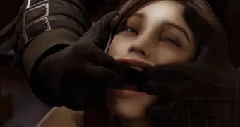 Клэр Редфилд стала секс-рабыней Мистера Х — Resident Evil